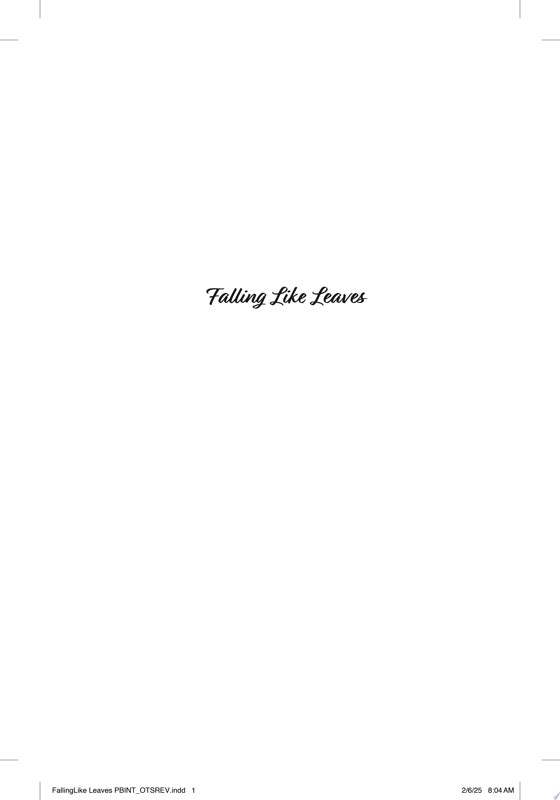 Image for "Falling Like Leaves"