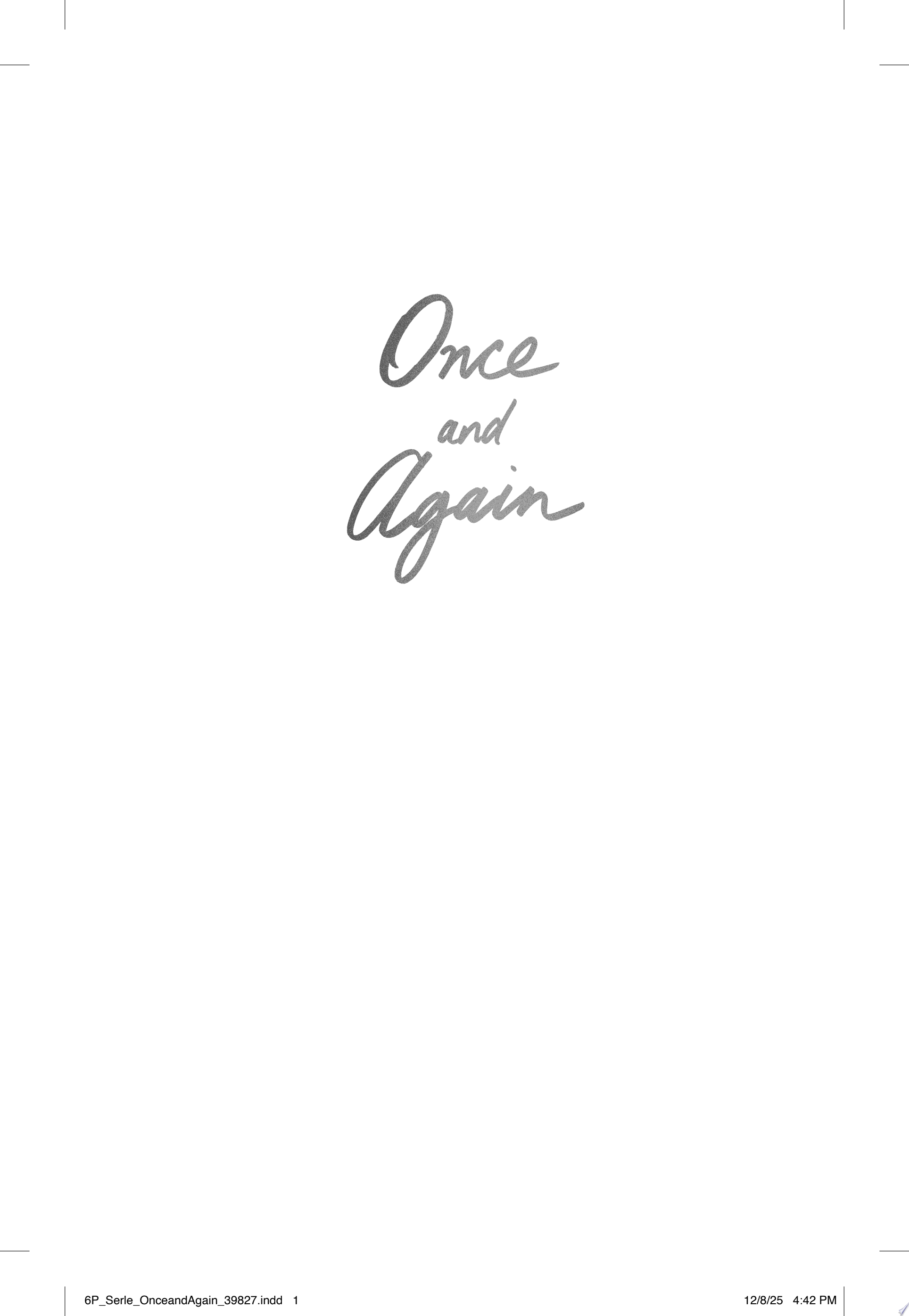 Image for "Once and Again"