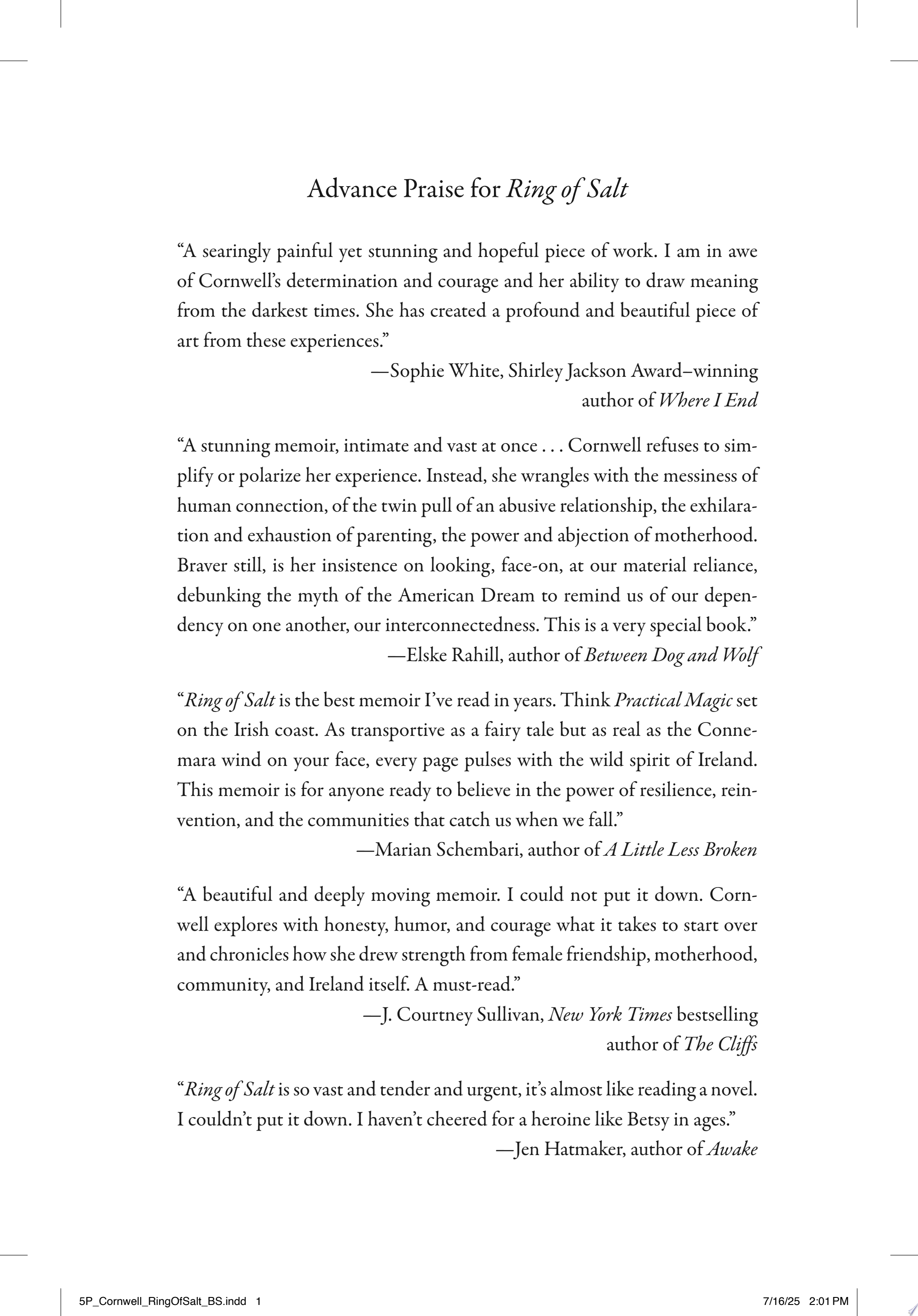 Image for "Ring of Salt"