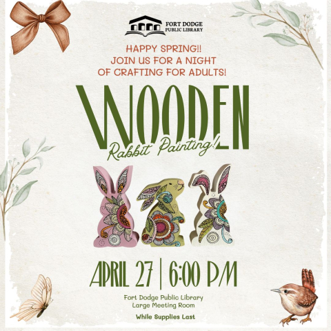 Wooden Rabbit Painting