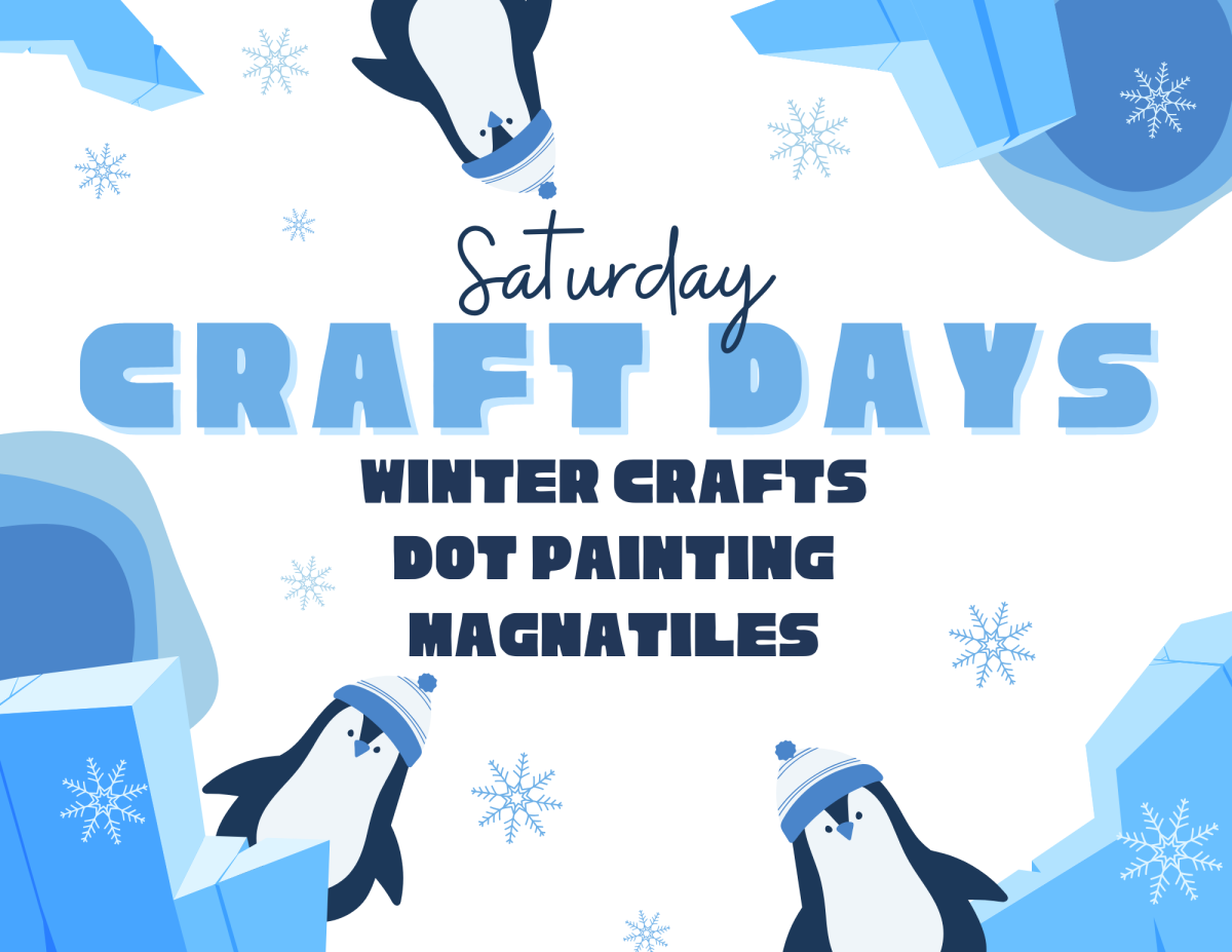 Saturday Craft Days. Crafts, Dot Painting, and MagnaTiles